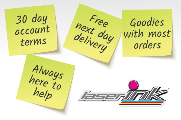 Why choose Laserink for your printing and office supplies